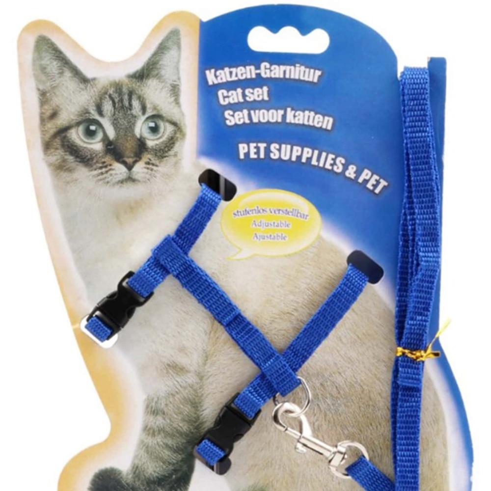 Blue Pet Harness Leash